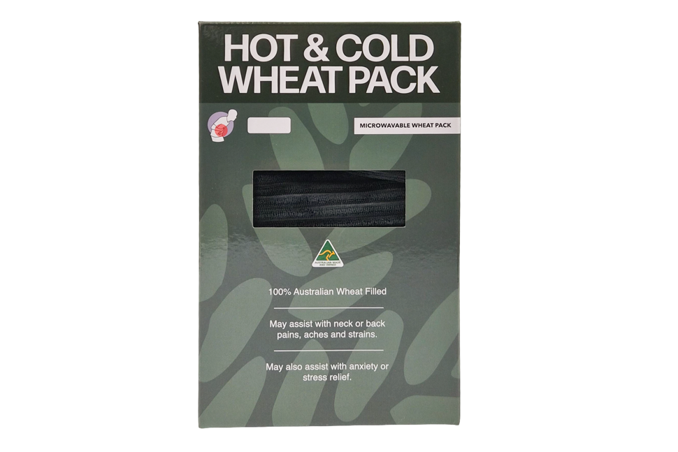 Charcoal Cord Wheat Heat Bag