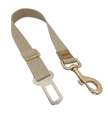 Clik Clak® Adjustable Hemp Dog Seat Belt Image