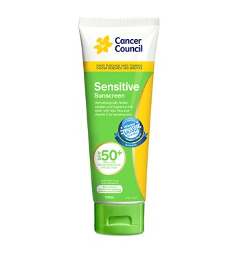 Cancer Council Sensitive Sunscreen SPF50+ Image