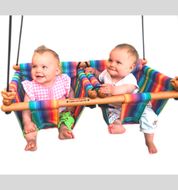 Twin Swings for babies & toddlers Image