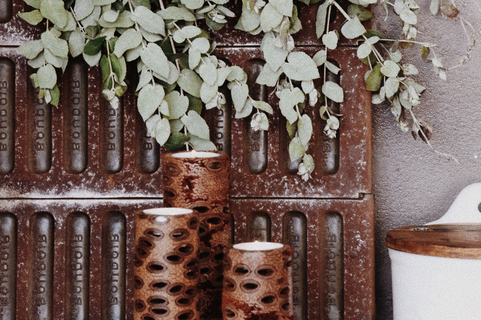 Banksia Pillar Candles