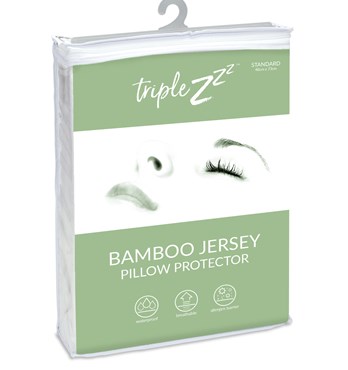Triple Z™ Bamboo Jersey Mattress & Pillow Protectors Image