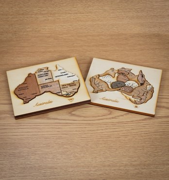 Wooden Australian Souvenir Puzzles Image