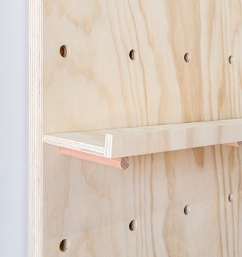 Pegboard Shelf with Lip (Rent) Image