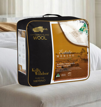 Estate Pure Merino Wool Quilt Image