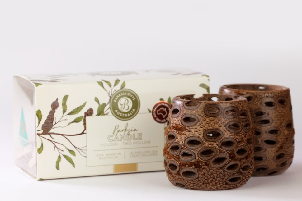 Banksia Tea Light Holder - Set Hollow