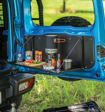 Rear Door Table, Cages, Camping Table Image