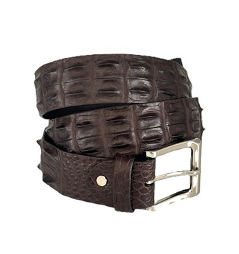 Crocodile Leather Belt Image