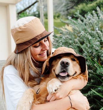 Matching Dog + Owner Bucket hats Image