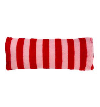 Pink Stripe Plush Wheat Heat Bag Image