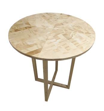 Round Plywood Bar Table Image