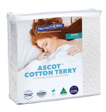 Ascot Cotton Terry Mattress & Pillow Protectors Image