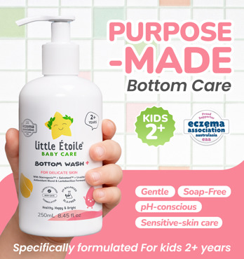 Little Étoile Baby Care Bottom Wash + For Delicate Skin (2+ years) Image