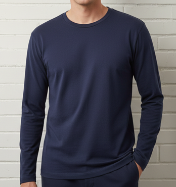 Long Sleeves Merino Wool T-shirt Image