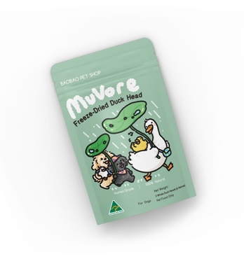 Freeze Dried Duck Head Image