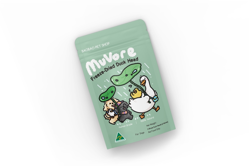 Freeze Dried Duck Head
