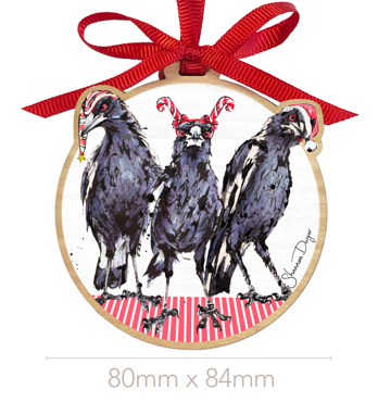 Wooden Christmas 'bauble' Image