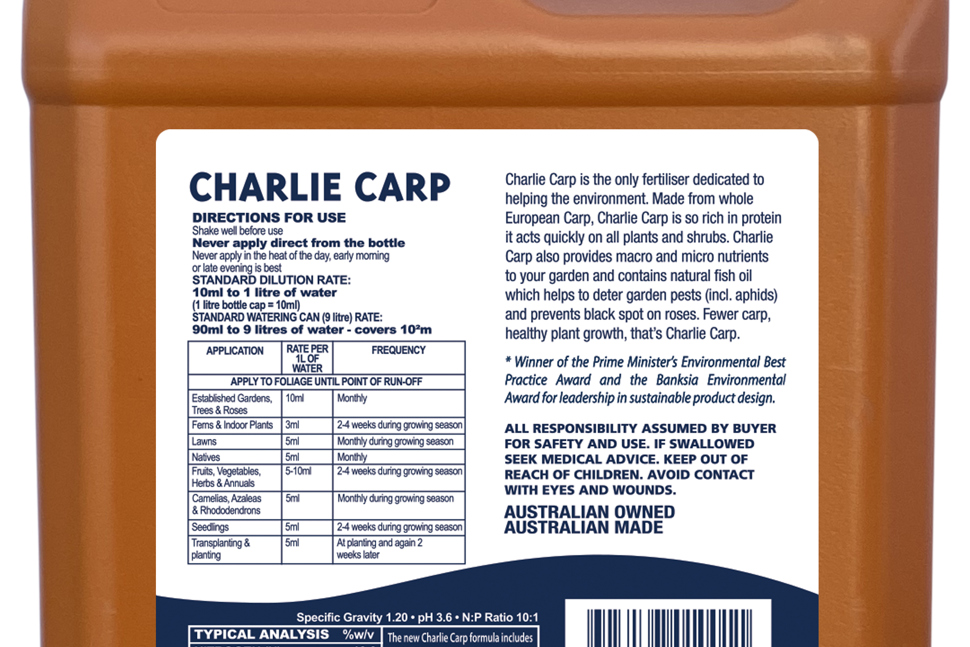 Charlie Carp All Purpose Liquid Fertiliser