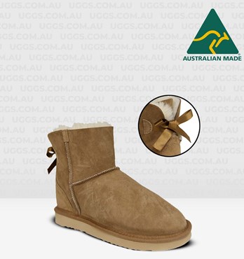 Ankle Bow Ugg Boots Image