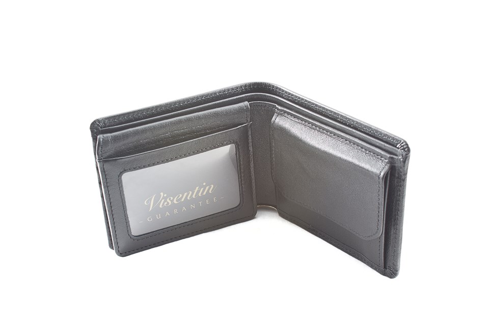 W308K Seven Credit Card Wallet with Coin Section.