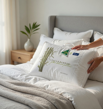 Alpaca Bamboo pillow Image