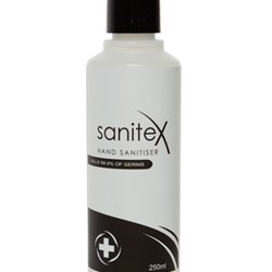 SaniteX Hand Sanitiser - 250ml Bottle - Button Top