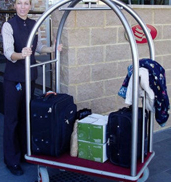 Birdcage Trolley Luggage Cart Image