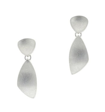 Silver earrings, jewellery Image