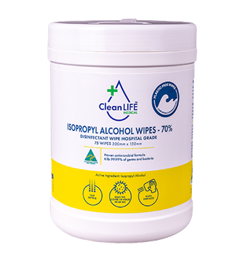 CleanLIFE Medical Isopropyl Wipes Image