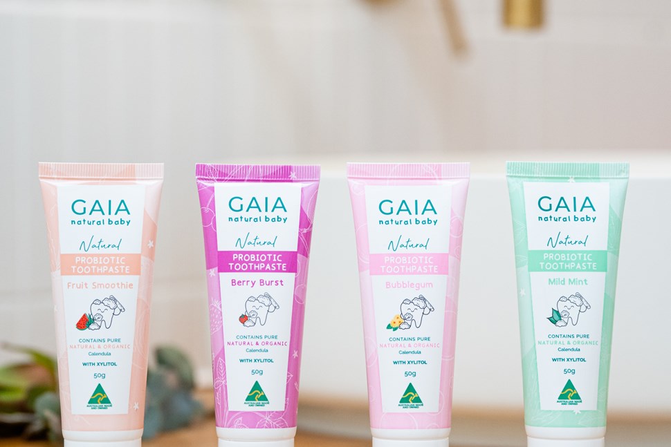GAIA Natural Baby Natural Probiotic Toothpaste Berry Burst 50mL