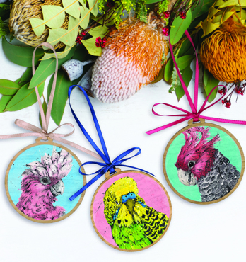 Wooden Christmas 'bauble' Image