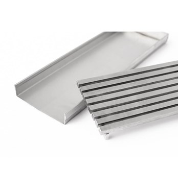 Stainless Steel Square Bar Grate & Channel 100mm Image