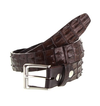 Crocodile Leather Belt Image