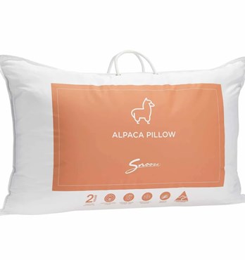 Snooze Alpaca Pillow Image