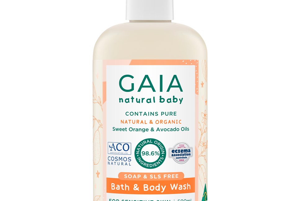 GAIA Natural Baby Bath & body wash