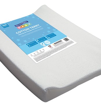 Cotton Terry Waterproof Change Mat And Cover Image