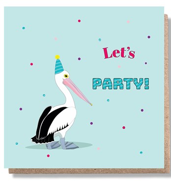 Pelican Party Greeting Card Image