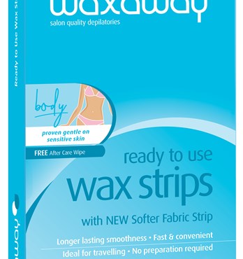 Waxaway Ready to Use Wax Strips for Body – Sensitive Image