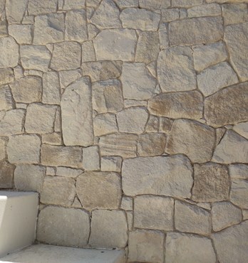 Irregular Wall Cladding - Dry Stack Stone Walling - Australian sandstone Image