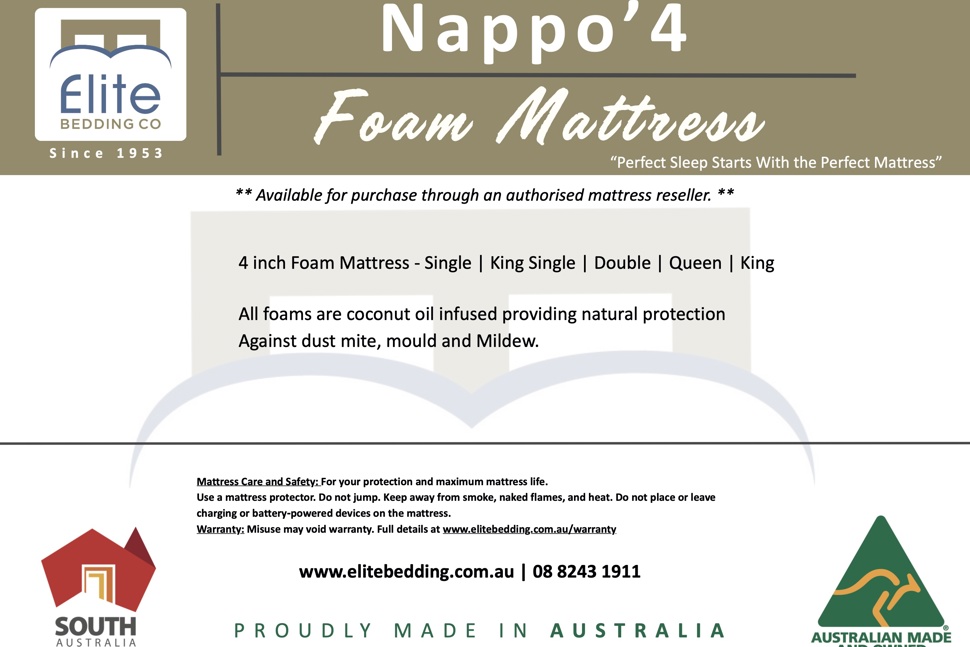 Nappo'4 - Available via Authorised Australian Reseller