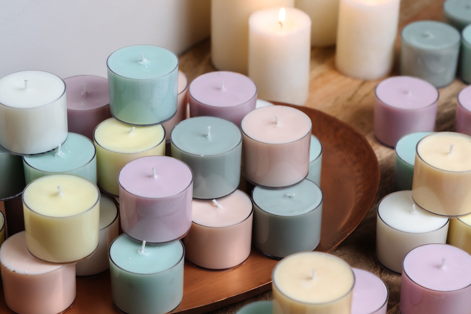 Scented Tealights Large and Small