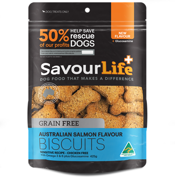 SavourLife Australian Salmon Flavour Grain Free Biscuits Image
