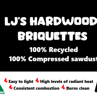LJ'S Hardwood Briquettes