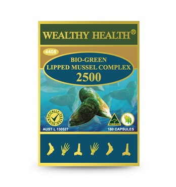 Wealthy Health Bio-Green Lipped Mussel Complex 2500 Image