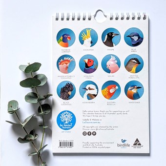 Australian Birds Perpetual Calendar