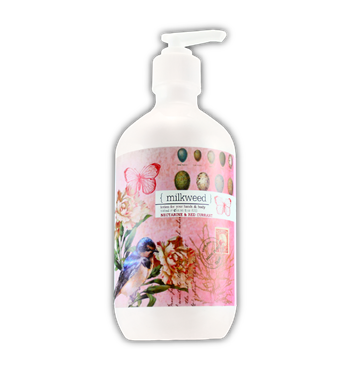 Bonnie House milkweed lotion for your hands & body NECTARINE & RED CURRANT Image