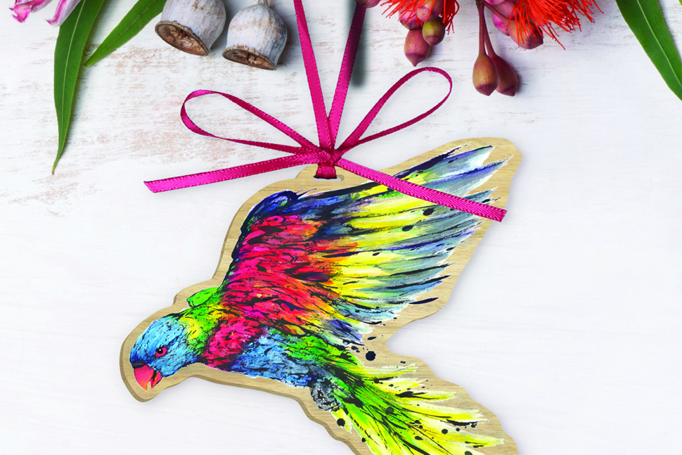 Wooden Christmas 'bauble'