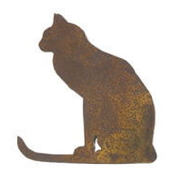 Overwrought Metal Garden Art Cat Range  Image