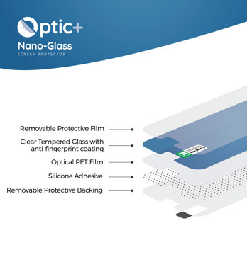 Optic+ Nano Glass Screen Protector Image