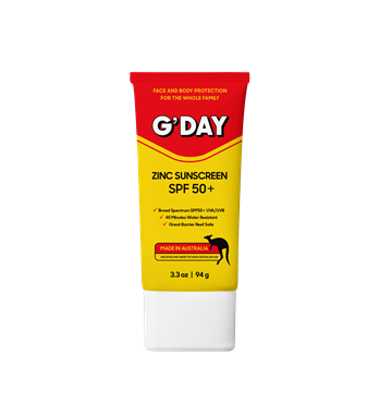 G'DAY SPF50+ Mineral Sunscreen UVA UVB Broad Spectrum Image